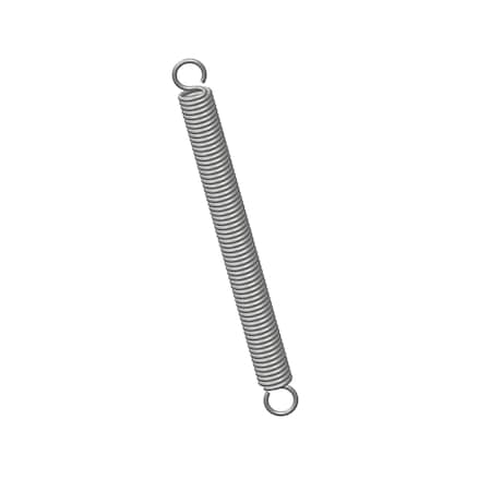 Extension Spring, O= .125, L= 1.38, W= .018